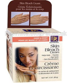 Bleaching body creams