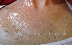 Bleaching neck cream for Malaysian