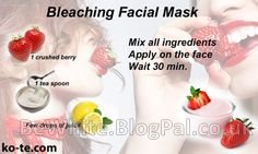 Skin whitening bleach for Asian