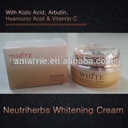 Whitening facial cream for Asian woman