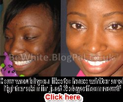Asian skin whitening for Zambia women
