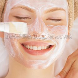 Skin whitening bleach for Ugandan woman