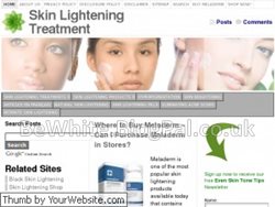 Facial whitening cream for Asian people